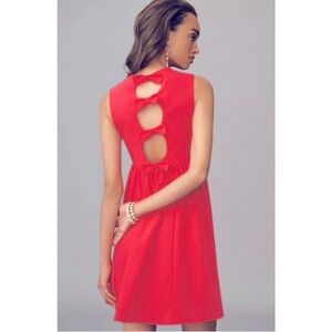 NWT Maeve Anthropologie bow back sleeveless mini dress size M